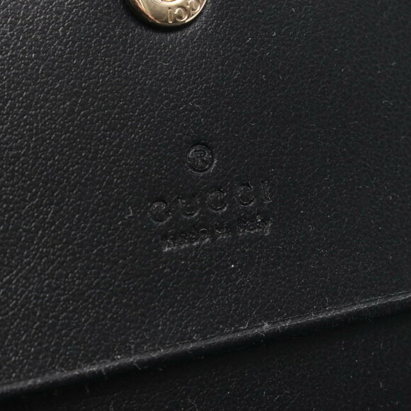 Gucci GG Marmont Bifold Wallet Leather Black - Picture 4 of 5